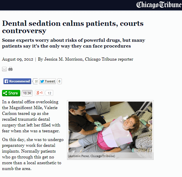 Dental Sedation Calms Patients, Courts Controversy