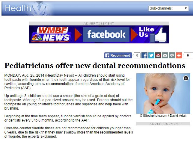 New Dental Recommendations